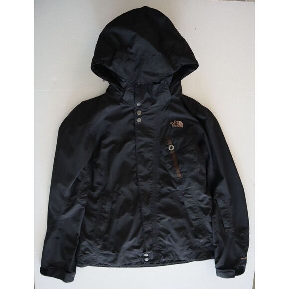 The North Face Women Sz L Black HyVent Removable Hood Snow Ski Jacket - Picture 7 of 16